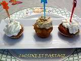 Mini cupcakes aperitifs :roquefort/noix et saumon/chèvre