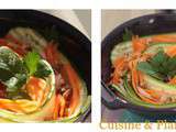 #Cuisine légère – Salade de courgette, carotte et noix