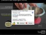 La vidéo du mois : Clafoutis aux asperges vertes