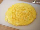 Kinshi Tamago 錦糸卵 (lamelles d’omelette fine)