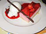 Bavarois aux fraises au kirsch ou à l 'eau de vie