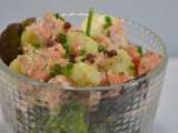Salade de saumon aux pommes de terre