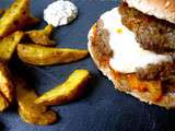 Hamburger sauce poivrons & steak mozza