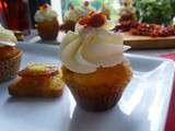 Minis cupcakes aux chorizo, oignons caramélisés et parmesan {Battle food #21}