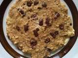 Cookie géant pour petit-déjeuner léger et gourmand