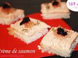 Crème de saumon fumé allégée pour Noel –  169 Kcal