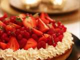 Gâteau d’anniversaire aux fruits rouges