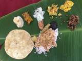 Sadhya, repas de fête, retour du Kérala #1