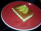 Mille feuille spéculoos et orange