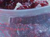 Glace framboise vanille et sablé breton