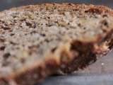 Pain perdu au lait de coco glace à la pâte de sesame