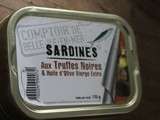 Pommes de terre, sardines aux truffes Noires (Les grands sables)