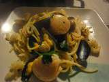 Spaghettis aux fruits de mer