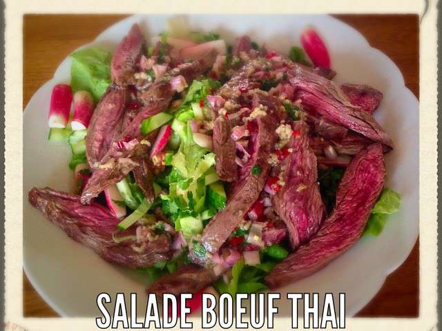 Recettes De Salade De Boeuf Thai De Cuisinedamour