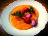 Soupe d’hiver orange Butternut/carottes/lentilles corail