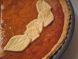 Pumpkin pie(ou tarte au potiron et aux épices)