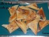 Feuilles de brick jambon et vache qui rit