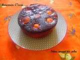 Gâteau aux pêches renversé