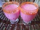 Milk shake à la fraise