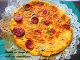 Omelette au chorizo et aneth