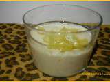 Panna Cotta et sa compotée d’ananas