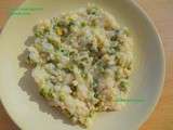 Risotto mascarpone et petits pois