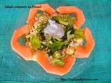 Salade composée avec du fenouil