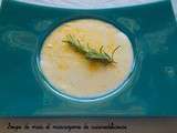 Soupe de mais et de mascarpone