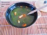 Soupe paysanne aux épinards et haricots blancs