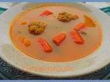 Soupe pois chiches et 4 epices