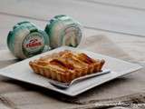 Tartelettes de crottin de chèvre Rians aux pommes caramélisées et miel de Bretagne