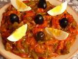 Salade méchouia (salade de poivrons)
