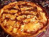 Tarte camembert lardons oignons pommes de terre