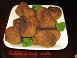 Boulettes de boeuf aux carottes