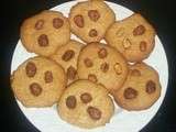 Cookies miel-vanille aux eclats de cacahuetes caramelisees