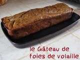Gâteau de foies de volailles