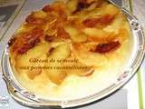 Gâteau de semoule aux pommes caramélisées