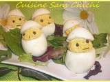 Oeufs mayonnaise déguisés pour Pâques