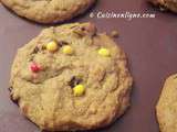 Cookies américain au chocolat et raisins secs