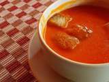 Soupe végane à la tomate