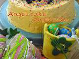 Gâteau des Anges ou Angel Food Cake à la mangue