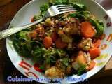 Salade de tofu aux graines d'avoine