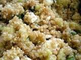 Taboulé de quinoa, concombre et feta