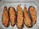 Aubergines farcies à la turque