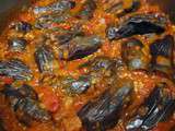 Aubergines farcies longues