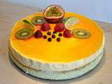Bavarois aux fruits exotiques