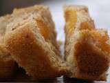 Cake aux amandes et aux 3 pêches