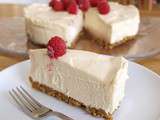 Cheesecake au chocolat blanc