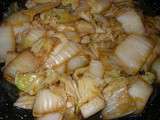 Chou chinois sauté