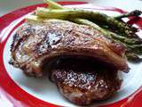 Côtelettes d’agneau grillées
